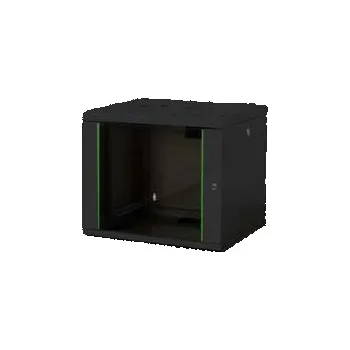 Stavebniny Digitus 9U skříň pro montáž na stěnu, Unique series 509x600x450 mm, barva černá (RAL 9005)