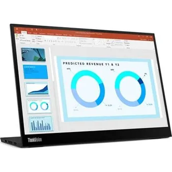 Monitor Lenovo LCD přenosný ThinkVision M14t Touch 14" IPS LED/16:9/1920x1080/345cd-m2/700:1/6ms/2x USB-C/black