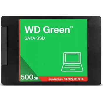 Ukládání dat WD GREEN SSD 3D NAND WDS500G5G0A 500GB, SATA III 6 Gb/s, 545MB/s, 2.5"