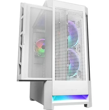 COUGAR Airface RGB White | PC Case | Mid Tower / Mesh Front Panel / 2 x 140mm ARGB Fans / 1x 120mm ARGB Fan / TG Le
