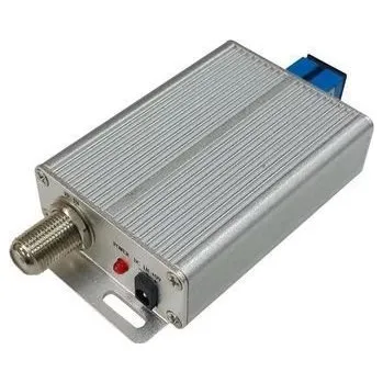 Počítačové příslušenství XtendLan Optický CATV vysílač, 40-1000MHz, SC/APC, F female, 1310nm, 10dBm, 52dBc, 9V DC