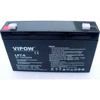 Dětské elektrovozidlo Baterie gelová Vipow 6V/7Ah pro dětská autíčka