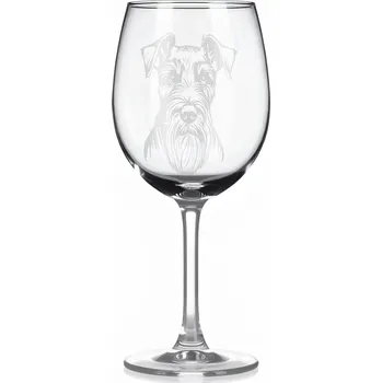 Sklenice Sklenice na víno s gravírovaným motivem – Velký knírač