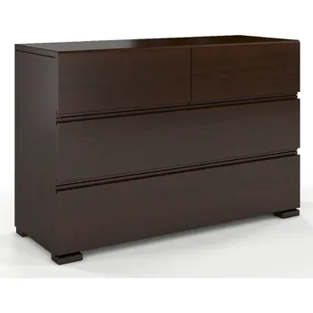 Komoda Komoda z masivu borovice Vestre 2+2 Odstín moření: Palisander