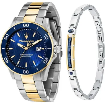 Hodinky Maserati R8873600007 Competizione Set + bracelet 43mm 10ATM