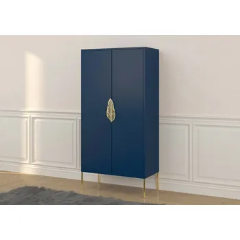 Komoda Vysoká modrá komoda Merlin