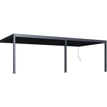 Zahrada Rojaplast Bioklimatická pergola INTRO DUO 8x4 m, hliník - do stěny