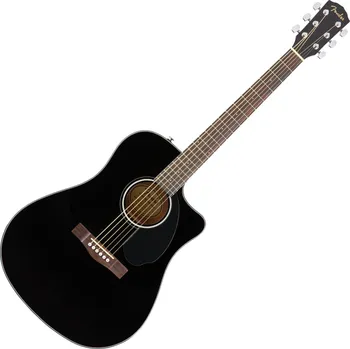 Elektroakustická kytara Fender CD-60SCE Black Elektroakustická kytara Dreadnought (Jako nové)