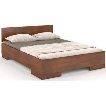 Postel Zvýšená postel z masivu buk s úložným prostorem Spektrum Rozměr: 120x200, Odstín moření: Ořech