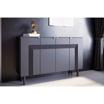 Komoda DC Černá komoda Yoko 4D