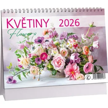 Kalendář ARIA 2026 Kalendář 2026 Květiny