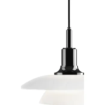 Louis Poulsen, Závěsná lampa PH se skleněným stínidlem 33 cm černá - Formadore