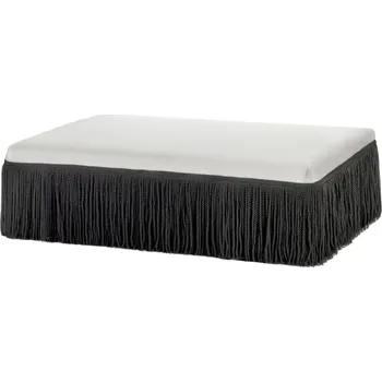 Sedací pytel Serax, Puf Frin 140 cm, bílo-černý - Formadore