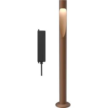 Lampička Louis Poulsen, Zahradní lampa Flindt LED 4000K s kotevním úchytem a adaptérem 69,5 cm hnědá - Formadore