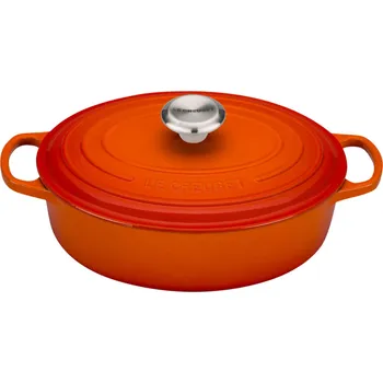 Pánev Le Creuset, Pekáč Gourmet Signature 27 cm ohnivě oranžový - Formadore