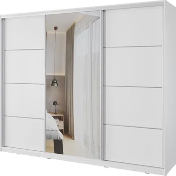 Šatní skříň Lamivex Nejby Barnaba 250 x 205 x 56 cm bílá