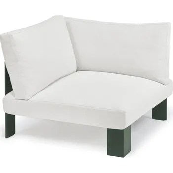 Cukřenka Serax, Rohová část modulové zahradní pohovky Serax, 91 cm, bílá - Formadore