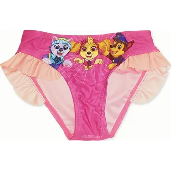 Dívčí plavky Setino • Dětské / dívčí plavky Tlapková Patrola - Paw Patrol - spodní díl / kalhotky EU 128 Růžová