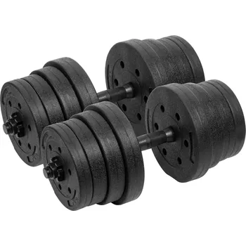 Rebel RBA-2328 Nastavitelné činky 2 x 15 kg, černé