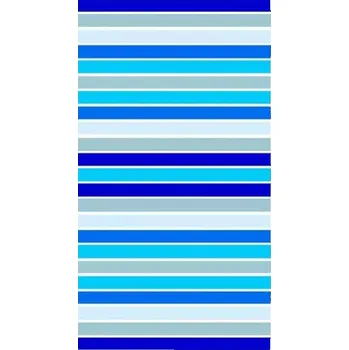 Sunflower • Velká plážová osuška s motivem Blue Stripes – 100% bavlna s vysokou gramáží 420g/m² – nadstandardní rozměr 90×165cm