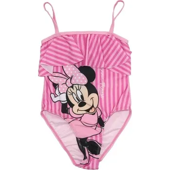 Dívčí plavky E plus M • Dětské / dívčí jednodílné plavky Minnie Mouse - Disney 116 / 122 Růžová