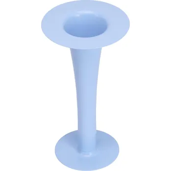Váza Design Letters, Váza nebo svícen Trumpet 2v1 nebově modrá - Formadore