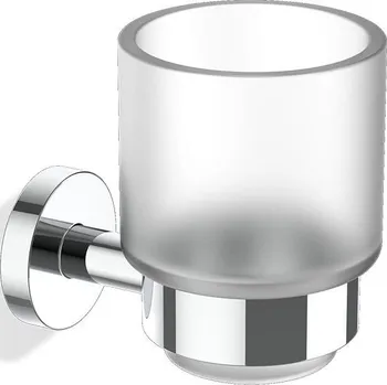 Držák na kartáček Decor Walther, Pohár na zubní kartáčky Basic nástěnný chromový - Formadore