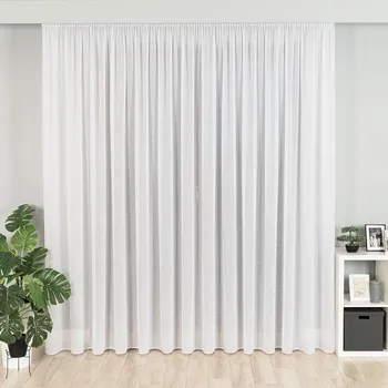 Záclona Lorna s olůvkem obšití okrajů a tunýlek 6 cm 300