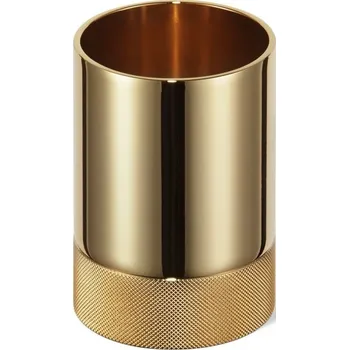 Držák na kartáček Decor Walther, Hrnek do koupelny Club zlatý - Formadore