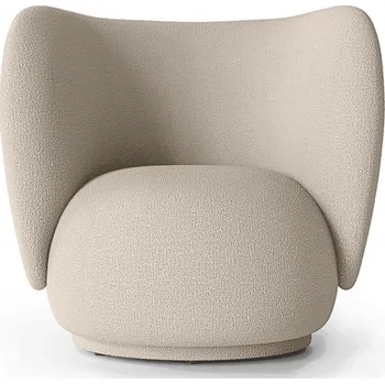 Ferm Living, Křeslo Rico Wool Bouclé přírodní - Formadore
