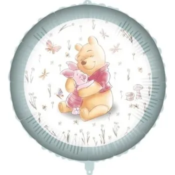 Balónek Kruh - Medvídek Pú 46cm fóliový balónek a závaží