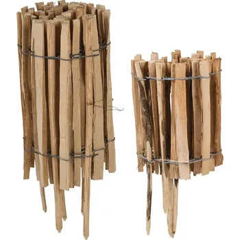 Plot Zapichovací plaňkový plot z lískového dřeva 60 x 400 cm