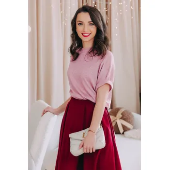 Dámský svetr Svetr Tabia Pink Shine, XS