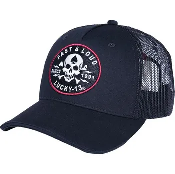 Kšiltovka Lucky 13 Fast & Loud adj trucker cap black