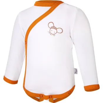 Little Angel Body smyk zavinovací DR Outlast® - bílá/medová Barva: bílá/medová, Velikost: 68