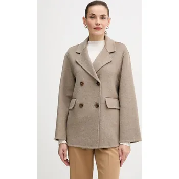 Dámský kabát Kabát s příměsí vlny Gaudi 521FD35011 béžová 80X, vel. M