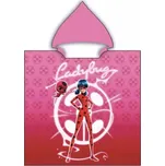 Arditex (Spain) • Pončo - osuška s kapucí Kouzelná beruška - Miraculous Ladybug - 55 x 110 cm
