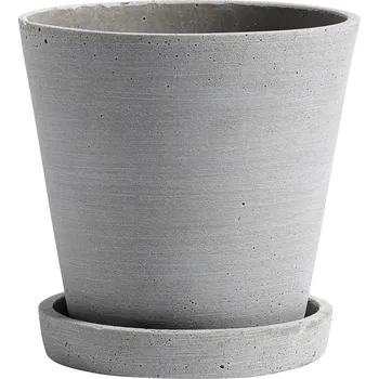 Květináč Hay, Malý květináč Hay s podstavcem 15 cm šedý - Formadore