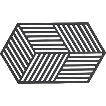 Úložný box Zone Denmark, Podložka pod horké nádobí Hexagon 24 cm černá - Formadore