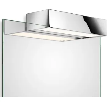 Nástěnné svítidlo Decor Walther, Světlo nad zrcadlo Box Clip On LED 2700K 25 cm chromové - Formadore