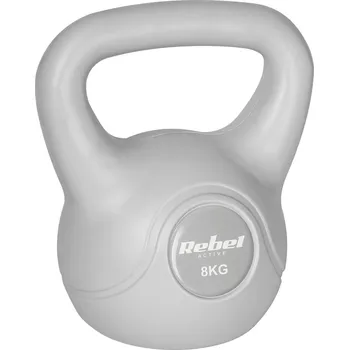 Sport Rebel RBA-2322G Kettlebell Active 8 kg, šedý