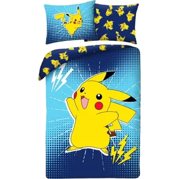 Povlečení Halantex • Ložní povlečení z mikrovlákna Pokémon Pikachu - 70x90 cm + 140x200 cm