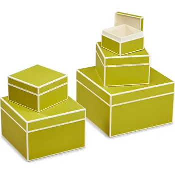 Vánoční dekorace Semikolon, Dárkové krabice Die Kante, matcha zelená, 5 ks - Formadore