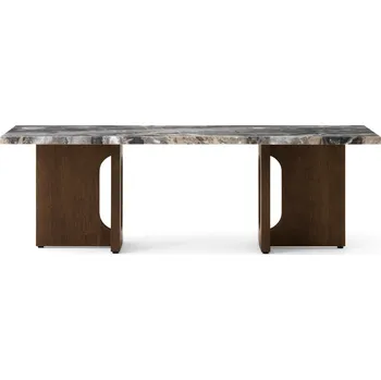 Konferenční stolek Audo Copenhagen, Konferenční stolek Androgyne Grey Galaxy, 120 cm, tmavý dub - Formadore