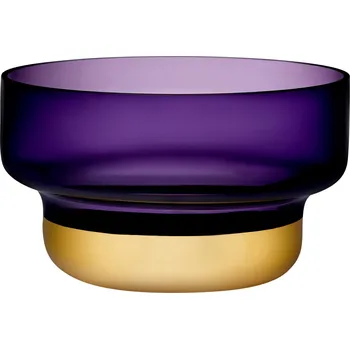 Nude, Mísa Contour se zlatým podstavcem 24 cm fialová - Formadore
