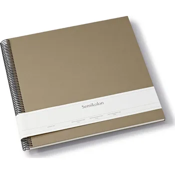 Semikolon, Album na fotografie Uni Economy, velký, hnědošedý s bílými listy - Formadore