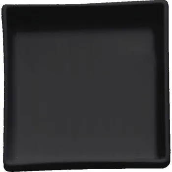 Decor Walther, Koupelnová podložka Porzellan čtvercová 11 cm černá - Formadore