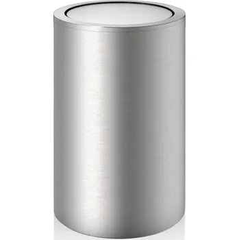 Koš na prádlo Decor Walther, Koš na špinavé prádlo Decor Walther kulatý s klapkou 58 cm matná ocel - Formadore