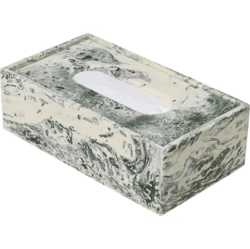 Zásobník na papírové ručníky Ferm Living, Box na kapesníky Mist smaragdový - Formadore