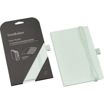 Diář Semikolon, Obal na zápisník Semikolon A5 zelený mech - Formadore